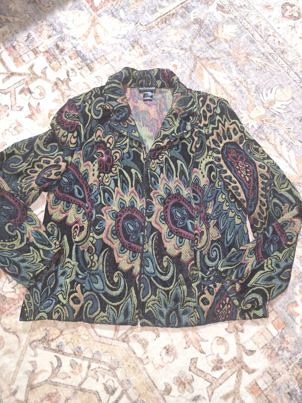 Paisley Jacquard Blazer